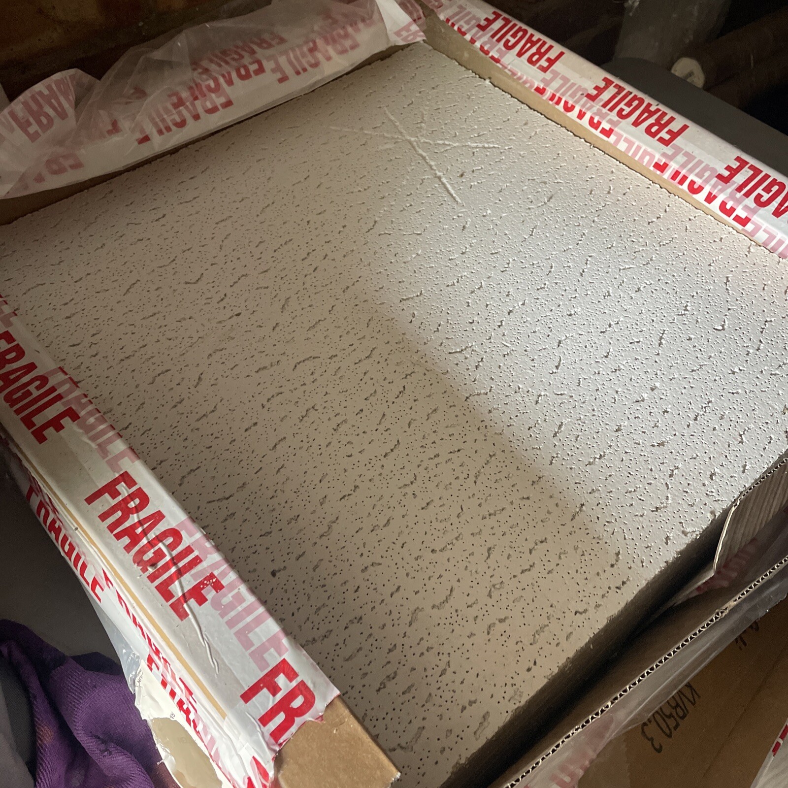 Armstrong Tatra 60x60cm Square Edge Ceiling Tiles Global White (Box of 10) eBay