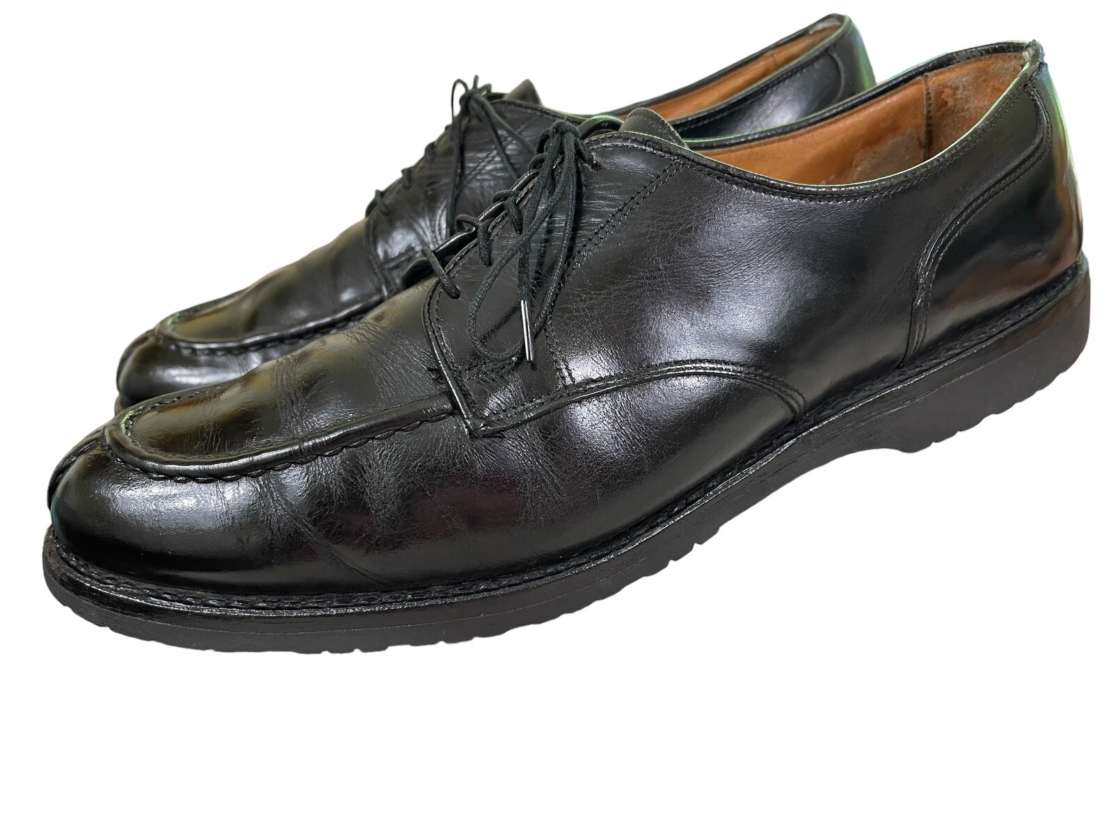 SAOLA OXFORD OXFORDS GRANBY PELLE NERA PUNTA DIVISA TAGLIA 11 1 2 D