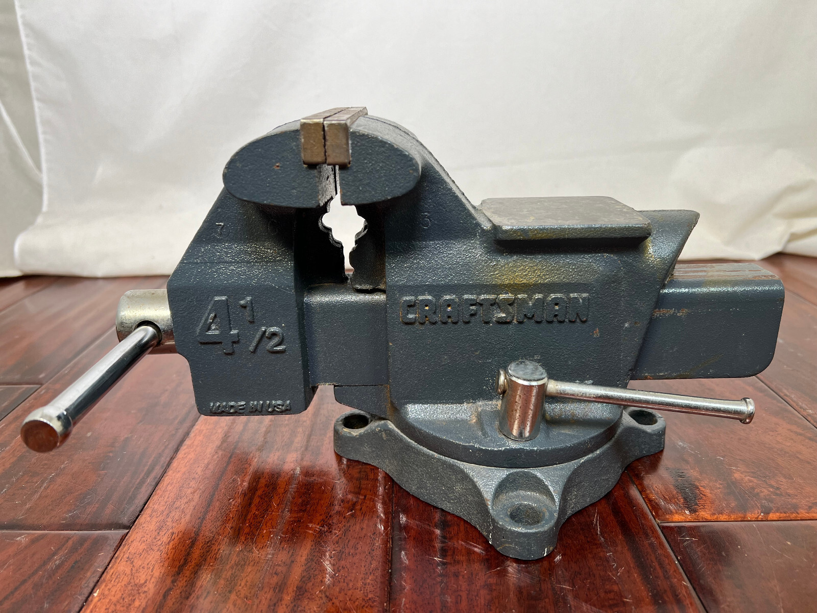Vintage Craftsman Bench Anvil Vise 51865 41/2” Reversible Jaws USA eBay