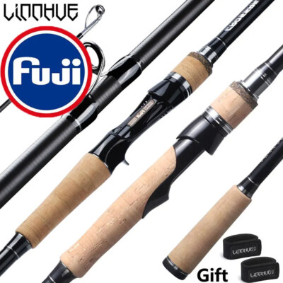 Fishing TS Fuji Guide Lure Rod 1.68-2.7m 2/3 Section Carbon Fiber
