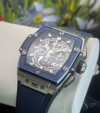 Hublot Spirit of Big Bang 42 Titanium Blue Ceramic 642.NL.7170.RX Complete 7