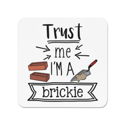 Trust Me I'm A Brickie Kühlschrankmagnet lustiger Witz bester toller Baumeister Maurer
