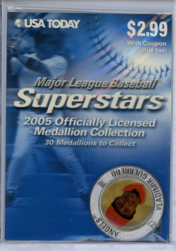 Vladimir Guerrero - Medallón Superstars 2005 USA Today Activa Coleccionable - Nuevo - Imagen 2 de 3