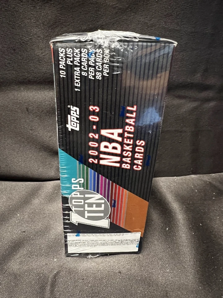 2002-03 Topps Ten NBA Basketball Cards BRAND NEW Sealed Box - 1 #* - Image 4 of 4