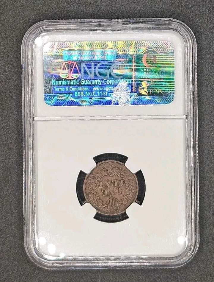 1868 Indian Head Cent | NGC XF Details, Environmental Damage - Image 2 of 4