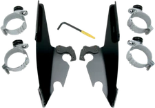 Memphis Shades Fats/Slim Trigger Lock Mounting Kit - Black - Dyna Meb8976