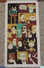 THE BIG LEBOWSKI~"THE DUDE ABIDES" MOVIE ART PRINT~DAVE PERILLO~S&N OF 45~2011