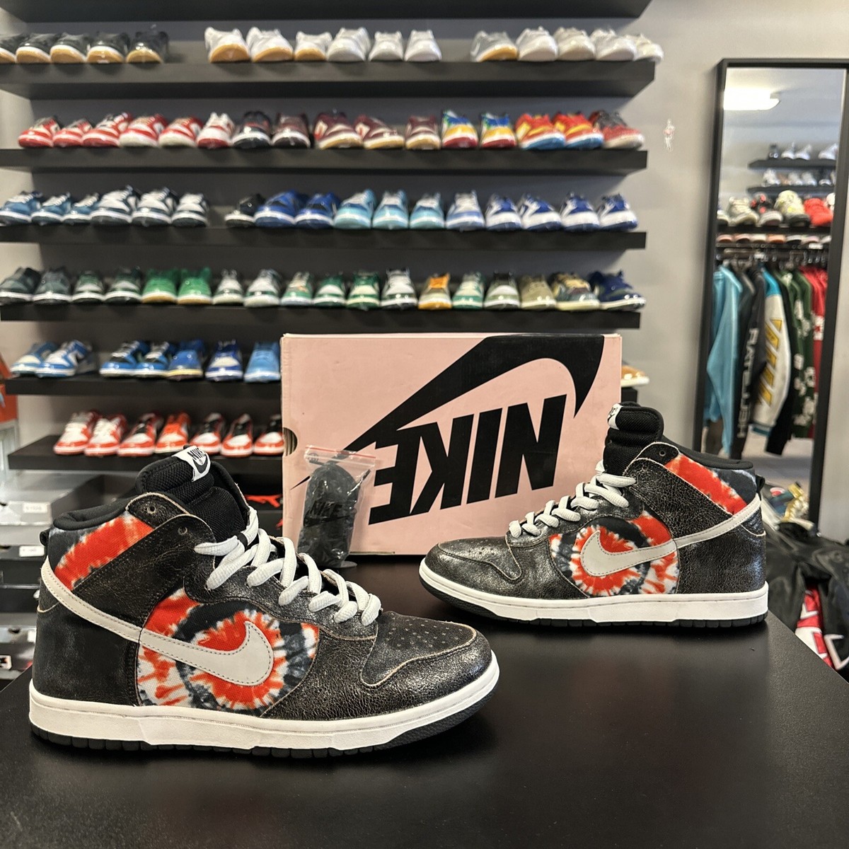 305050 102 Nike HUF x Dunk Pro SB High TieDye 2004 Size 11 305050 102 Nike HUF x Dunk Pro SB High TieDye 2004 Size 11