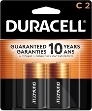 DURACELL C Battery with Long-Lasting Power, All-Purpose Alkaline C Battery...
