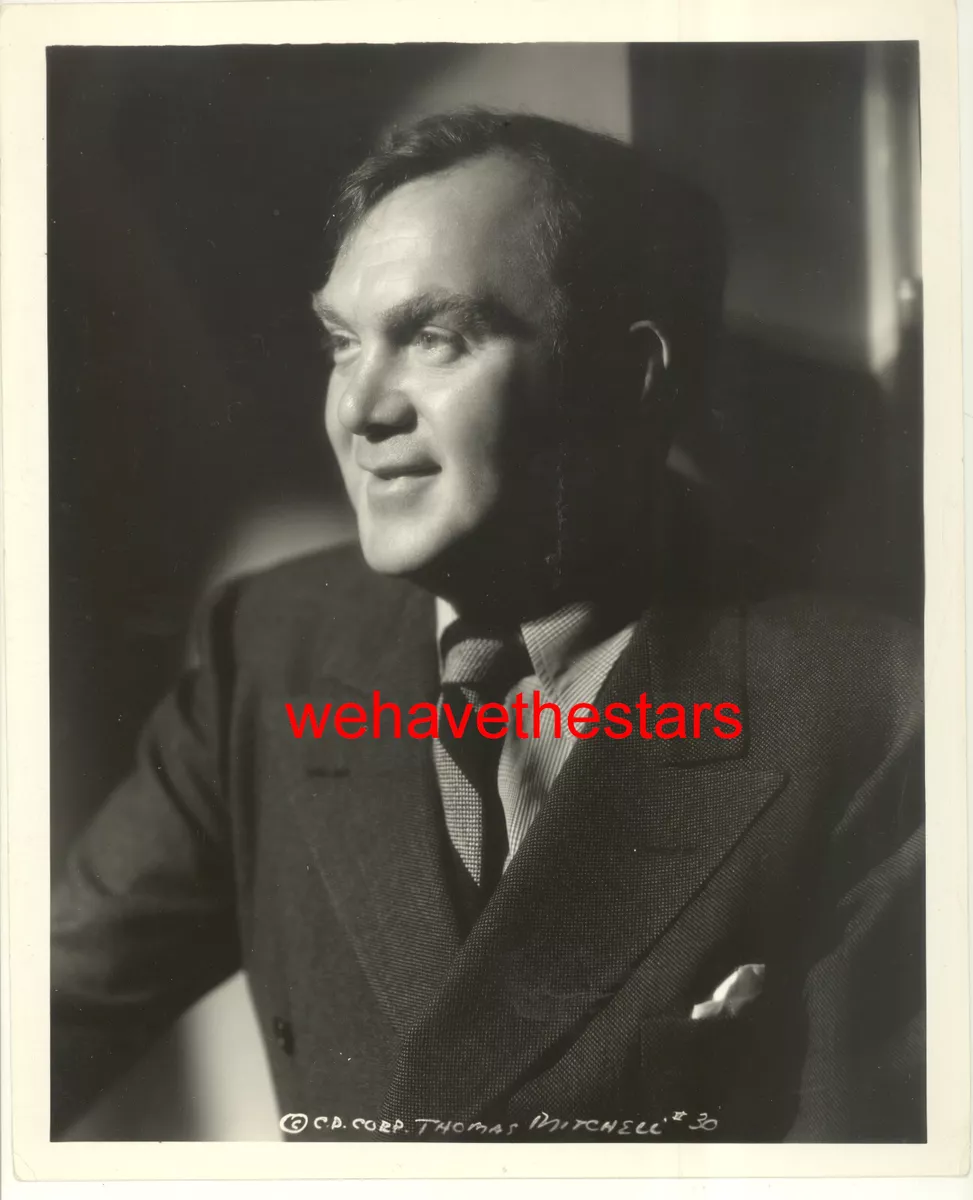 VINTAGE Thomas Mitchell CHARACTER ACTOR '37 LOST HORIZON Publicity Portrait