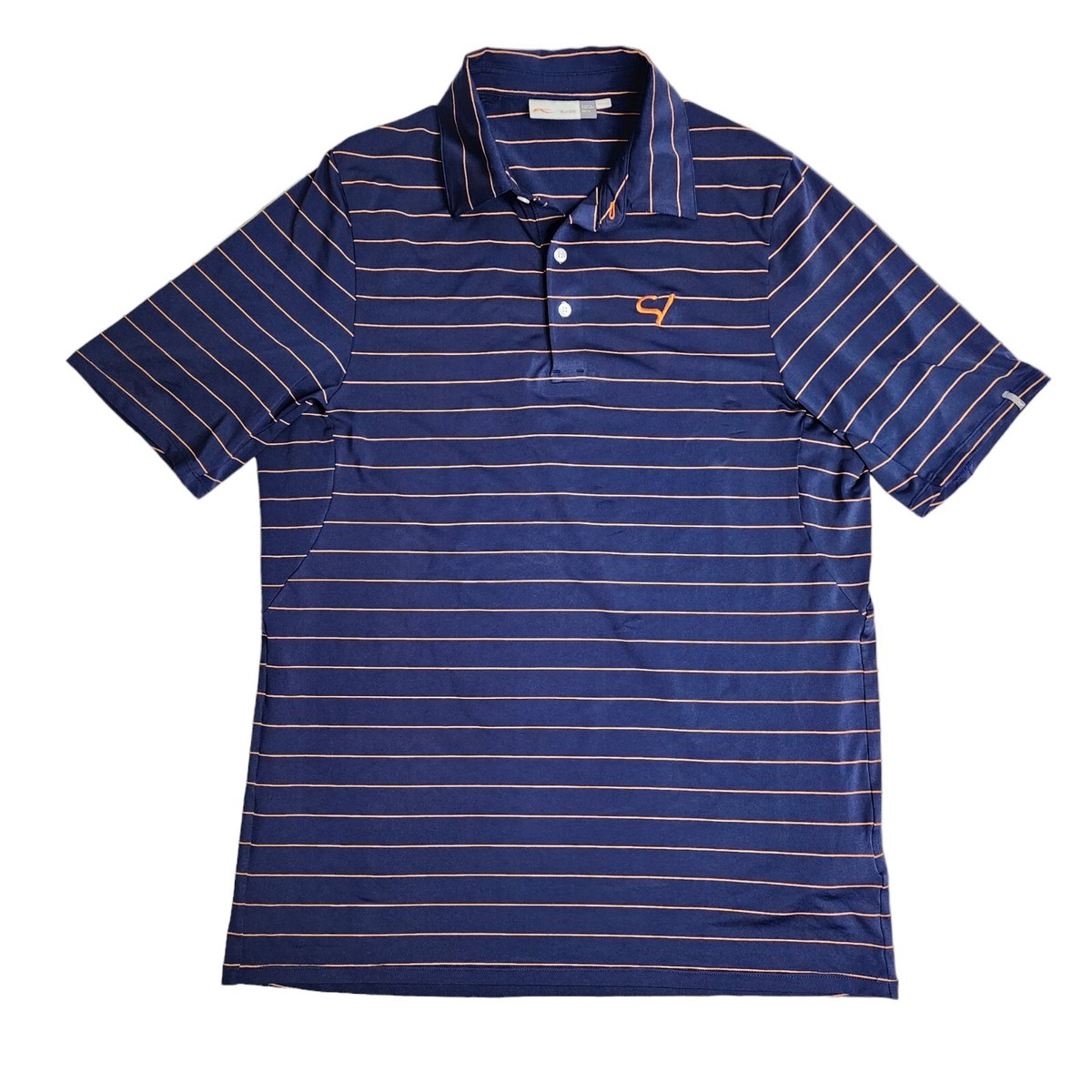KJUS Golf Polo Shirt Short Sleeve Striped Mens Size 52 Large