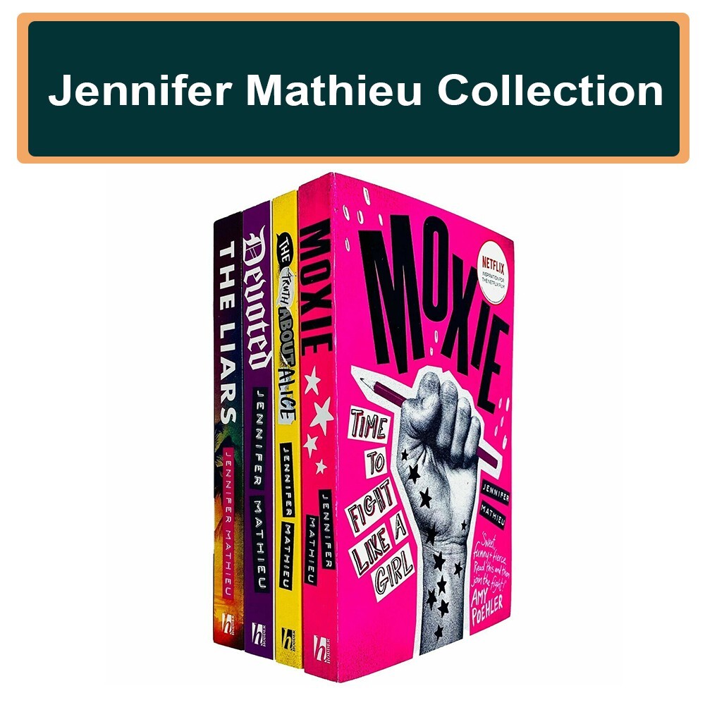 Jennifer Mathieu Collection 4 Books Set Moxie, Truth About Alice, Devoted, Liars