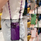HandyHülle mit Band Handykette Für iPhone 17 16 15 Pro Max 14 13 12 Klar Schutz