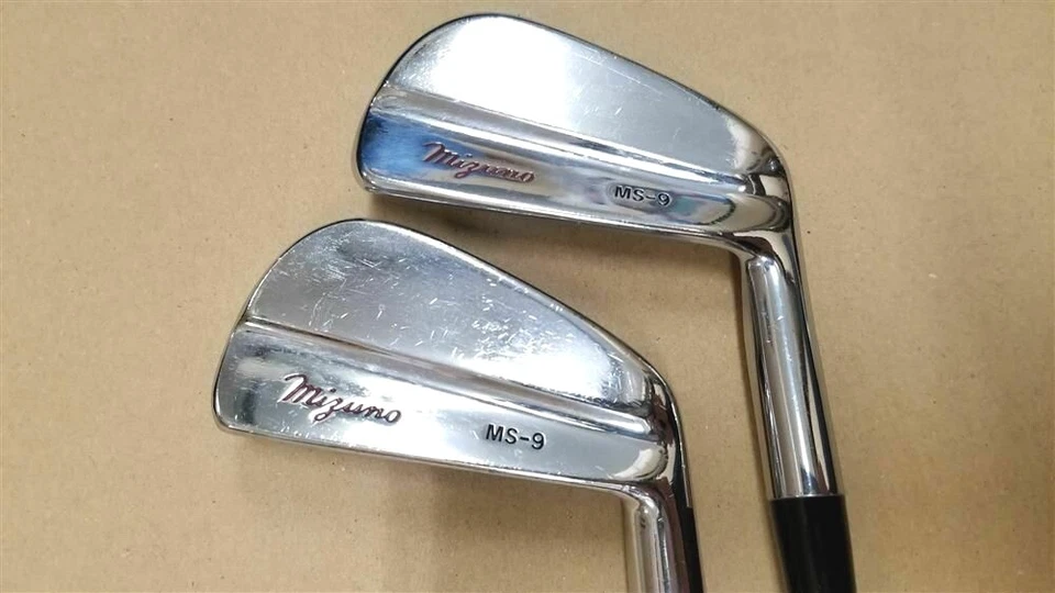 Juego Autorizado Personal Mizuno MS-9 3~P Cabezales Solo (8x) ¡Raro! Foto 3 de 4
