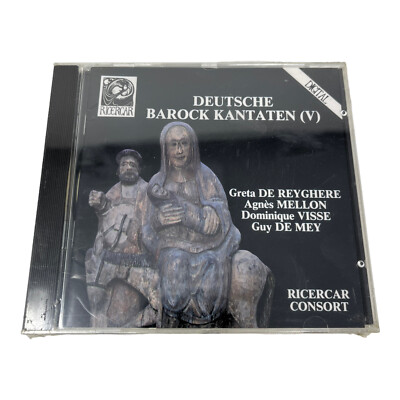 Deutsche Barock Kantaten V (Volume 5) CD Ricercar Consort) Greta De Reyghere