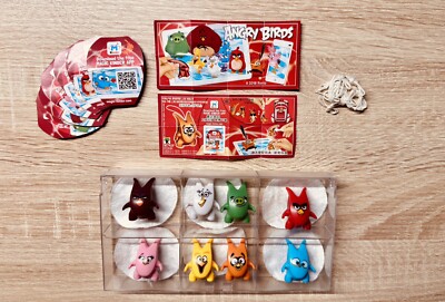 Kinder Joy Complete Set Angry Birds SE742 - SE742F with 8 BPZ from China