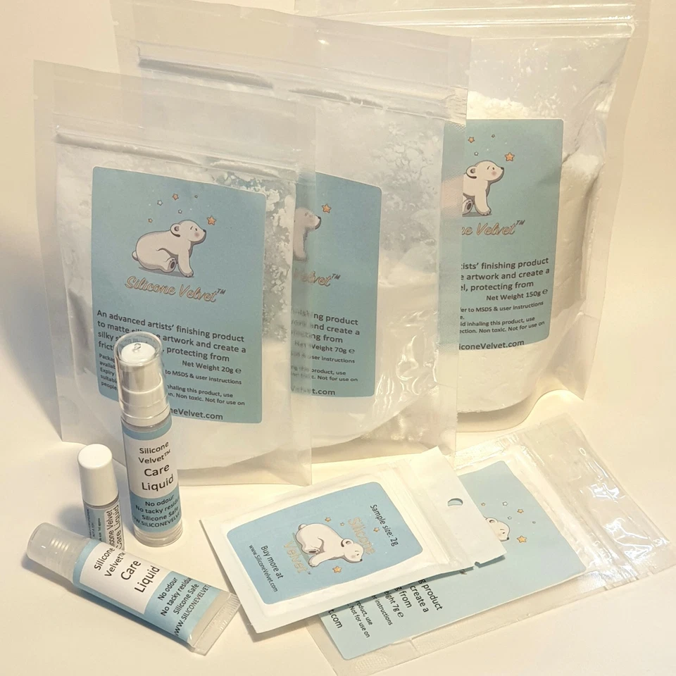 The Original & Best Silicone Velvet (TM) Matte Powder for Silicone Dolls - Image 2 of 4