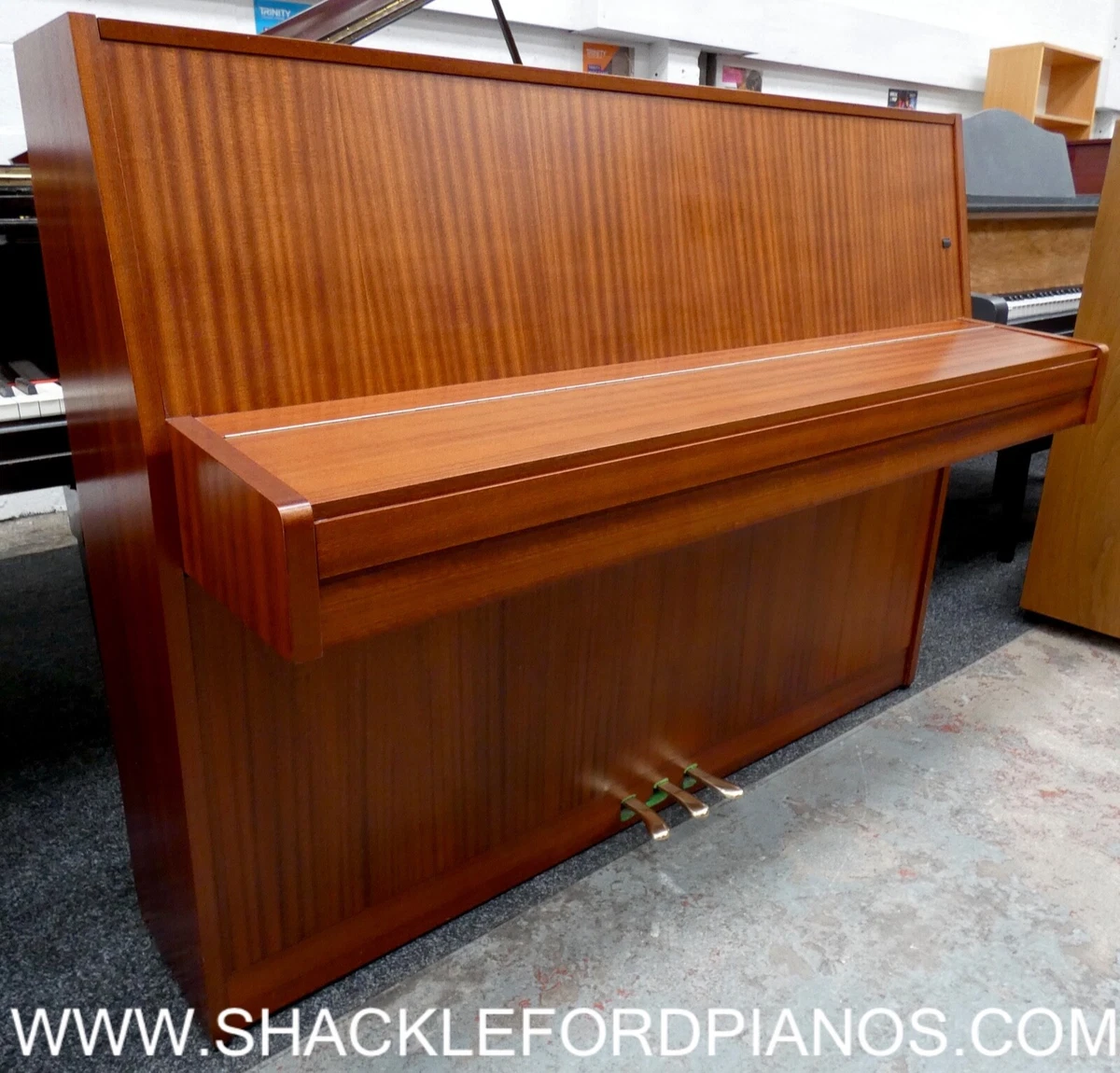 Fazer Upright Piano in Mahogany Finish Made in Finland eBay