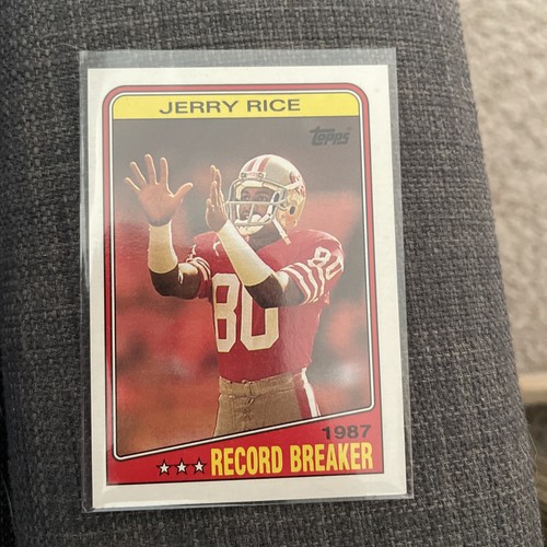 Jerry Rice 1988 Topps Record Breaker Card 6 EBay
