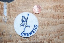 Milwaukee Brewers Vintage Retro 2" Patch 1970-1977 Primary Logo Baseball