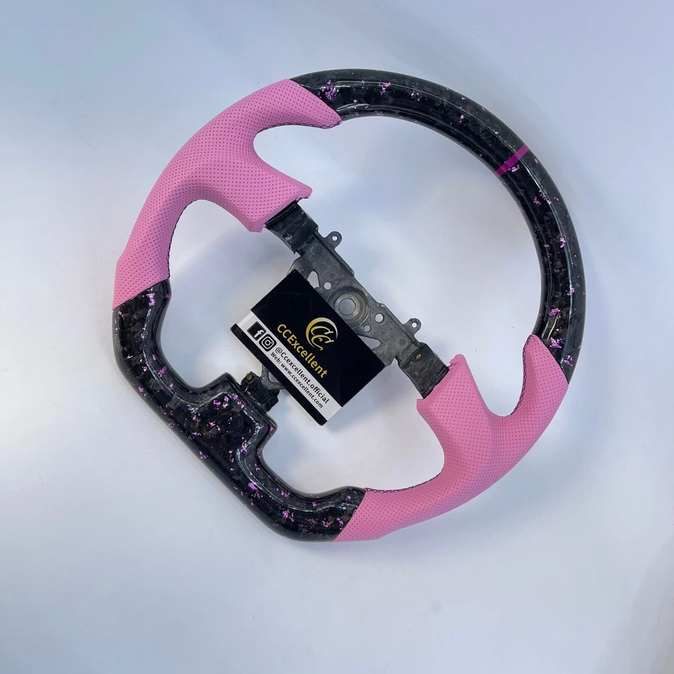 Volante de fibra de carbono real Legacy para Subaru 2003-2007 WRX STI/2005-2007 Foto 2 de 4