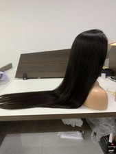 13 4 Frontal Lace Wig 200 density Natural color Straight, 30inch.