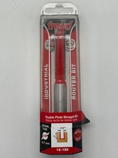 Freud 12-128 1/2" Double Flute Straight Bit 1/2" Shank