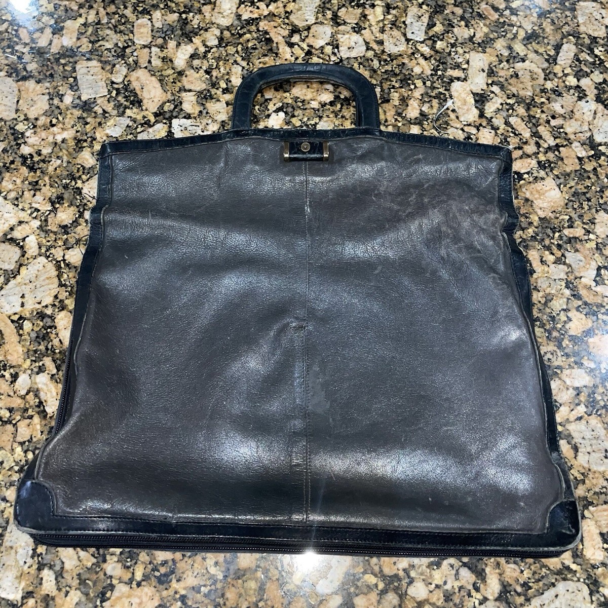 14” Gold Pfeil Business Bag Modell Leather Black Goldpfeil