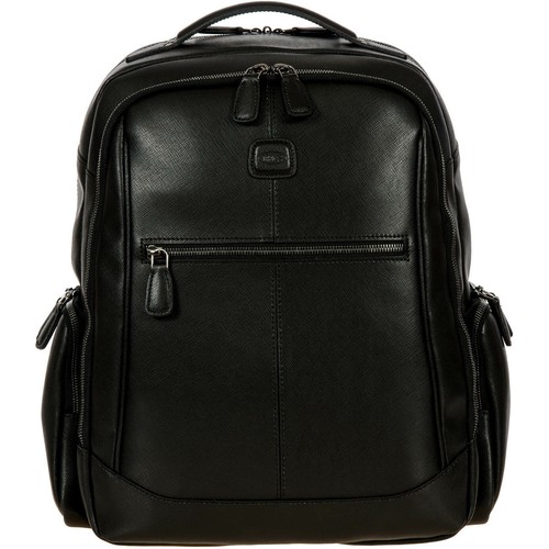 black leather backpack Large 