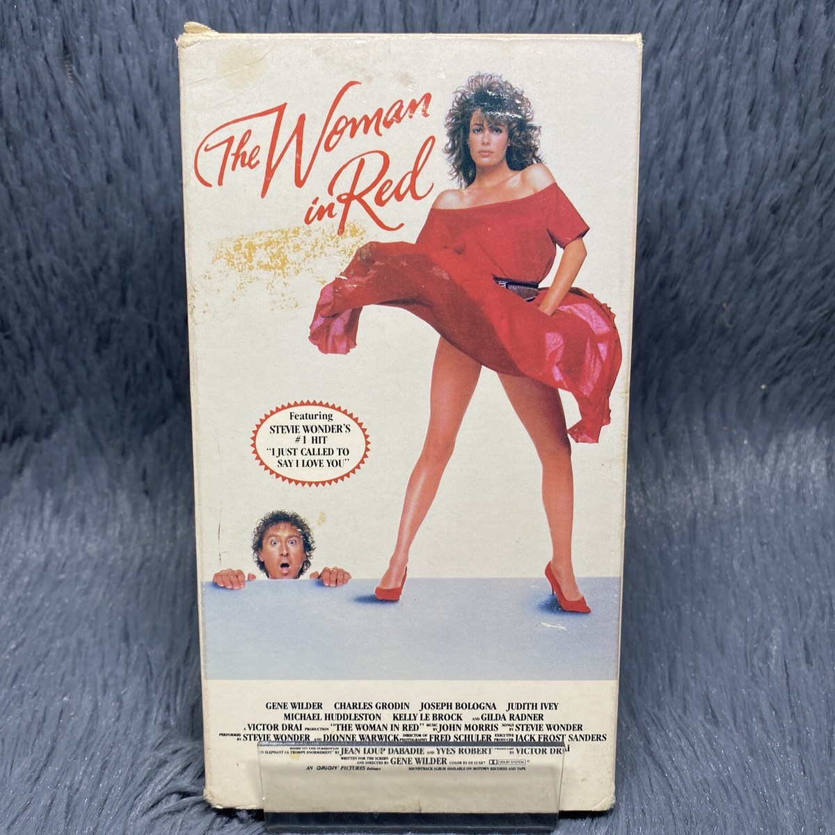 The Woman In Red VHS Tape 1984 Orion Gene Wilder Gilda Radner