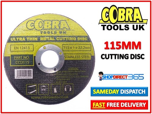 DISCO DE CUCHILLA DE CORTE DE METAL FINO 50 X 115 MM 4,5" PARA ACERO E INOXIDABLE PARA AMOLADORA - Imagen 3 de 8