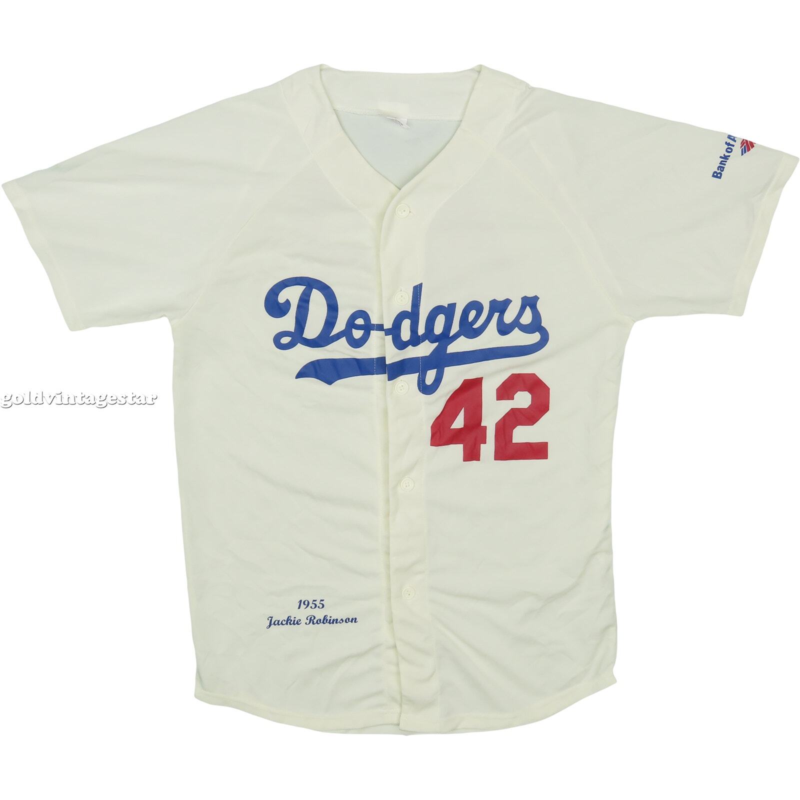 Dodgers 1955 Jackie Robinson Bank of America Promo Jersey XL