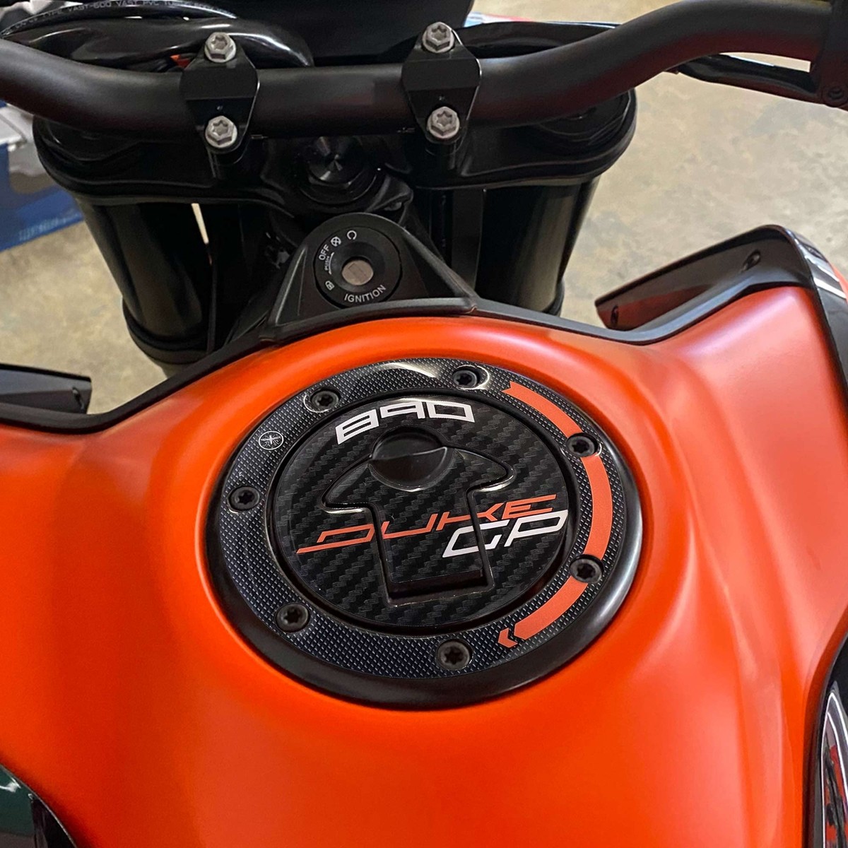 Tank Cap Motorcycle Adhesive Gel 3D Compatible With KTM DUKE Tank Cap Motorcycle Adhesive Gel 3D Compatible With KTM DUKE