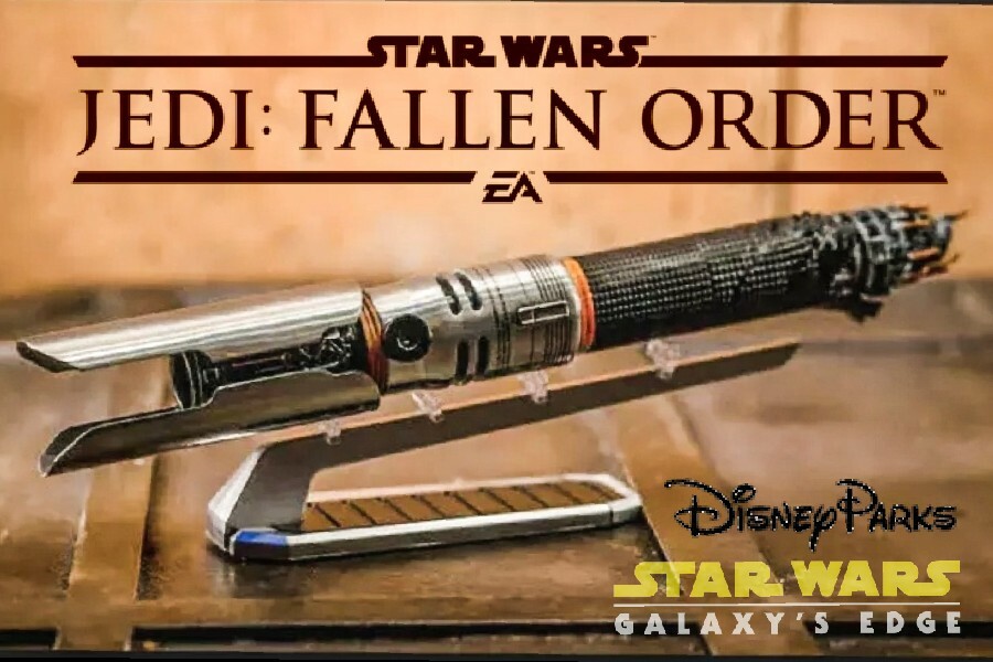 DISNEY PARKS STAR WARS GALAXY S EDGE CAL KESTIS LEGACY LIGHTSABER HI 