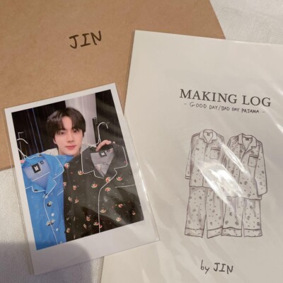 BTS ARTIST MADE COLLECTION BY JIN GOOD DAY Pajama Size XXLSize
