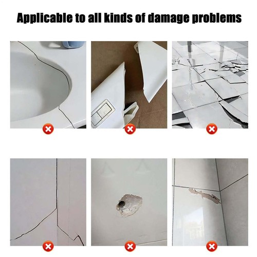 Ceramic Tile Repair Paste QuickDrying Ceramic Toilet Stone Tiles Crack Filler - Picture 11 of 12