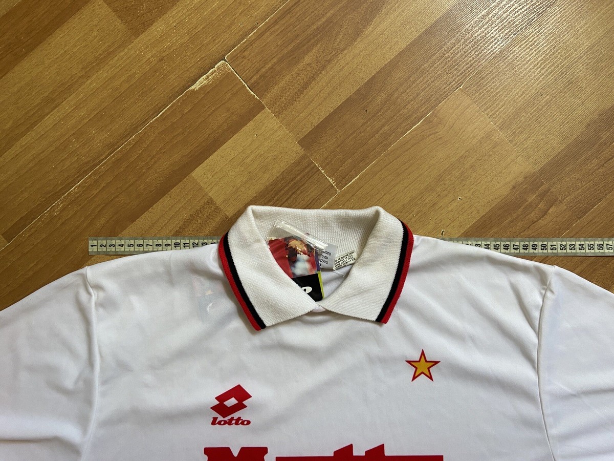 MILAN 1993 1994 AWAY FOOTBALL SHIRT SOCCER JERSEY LONG SLEEVE