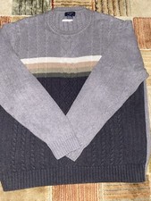 Dockers Men  s Knit Vintage Sweater Size Large Long Sleeves Designer