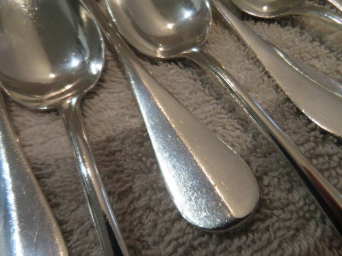 Gorgeous 1900 French 950 silver 12 coffee spoons st LXVI E Puiforcat 14,6cm - Picture 6 of 10