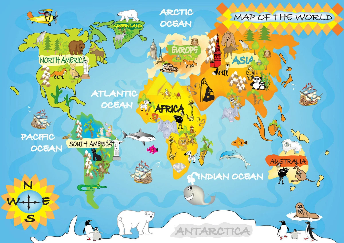 Printable World Map Poster