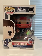 Funko Pop NFL Football Tom Brady #05 New England Patriots Wave 1 Retired Vaulted