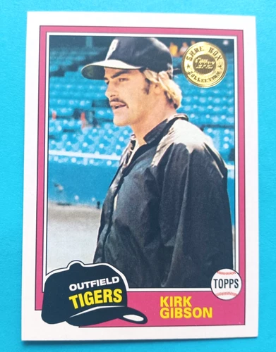 2003 TOPPS SHOEBOX COLLECTION KIRK GIBSON #74 1981 REPRINT #315 DETROIT TIGERS