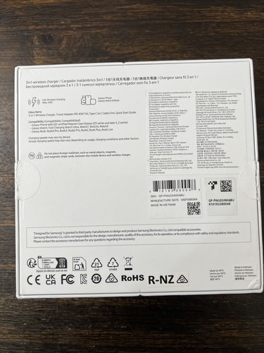 Conçu pour SAMSUNG 3 en 1 Chargeur Sans Fil et Magnétique Noir OCCASION* - Photo 8 sur 10
