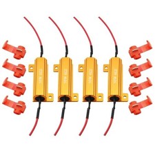 4Pcs 50W 6Ohm Load Resistors for LED Bulb Hyper Flash/Error Code Fix