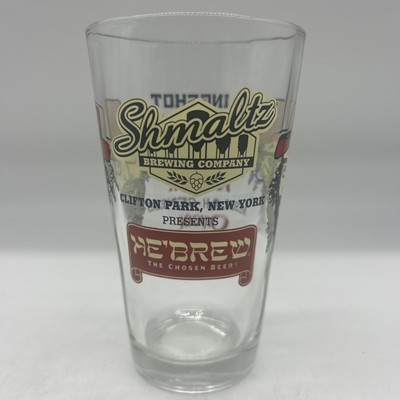 Shmaltz Brewing Company Hebrew The Chosen Beer Pint Glass Barware EUC
