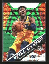 2019-20 Panini Mosaic #16 Donovan Mitchell Will to Win Mosaic Green Utah Jazz
