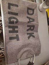 Large Laundry Container Split For Darks&Lights Sturdy, Outer&Handles 24"×15"×11"