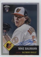 2022 Topps Chrome Platinum Anniversary Refractor 56/199 Mike Baumann Auto 0wc9