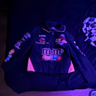 JH Design NASCAR M&M’s Racing Jacket w/ Characters & Logos Black/Pink Size M — photo 1