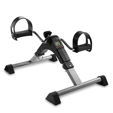 Under Desk Stationary Exercise Bike, Arm Leg Foot Pedal Exerciser - Foldable